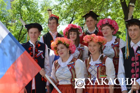 Знаменские поляки на параде Дружбы